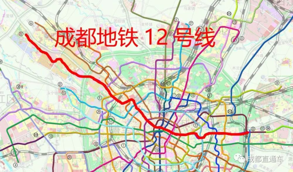 成都地铁最新规划图